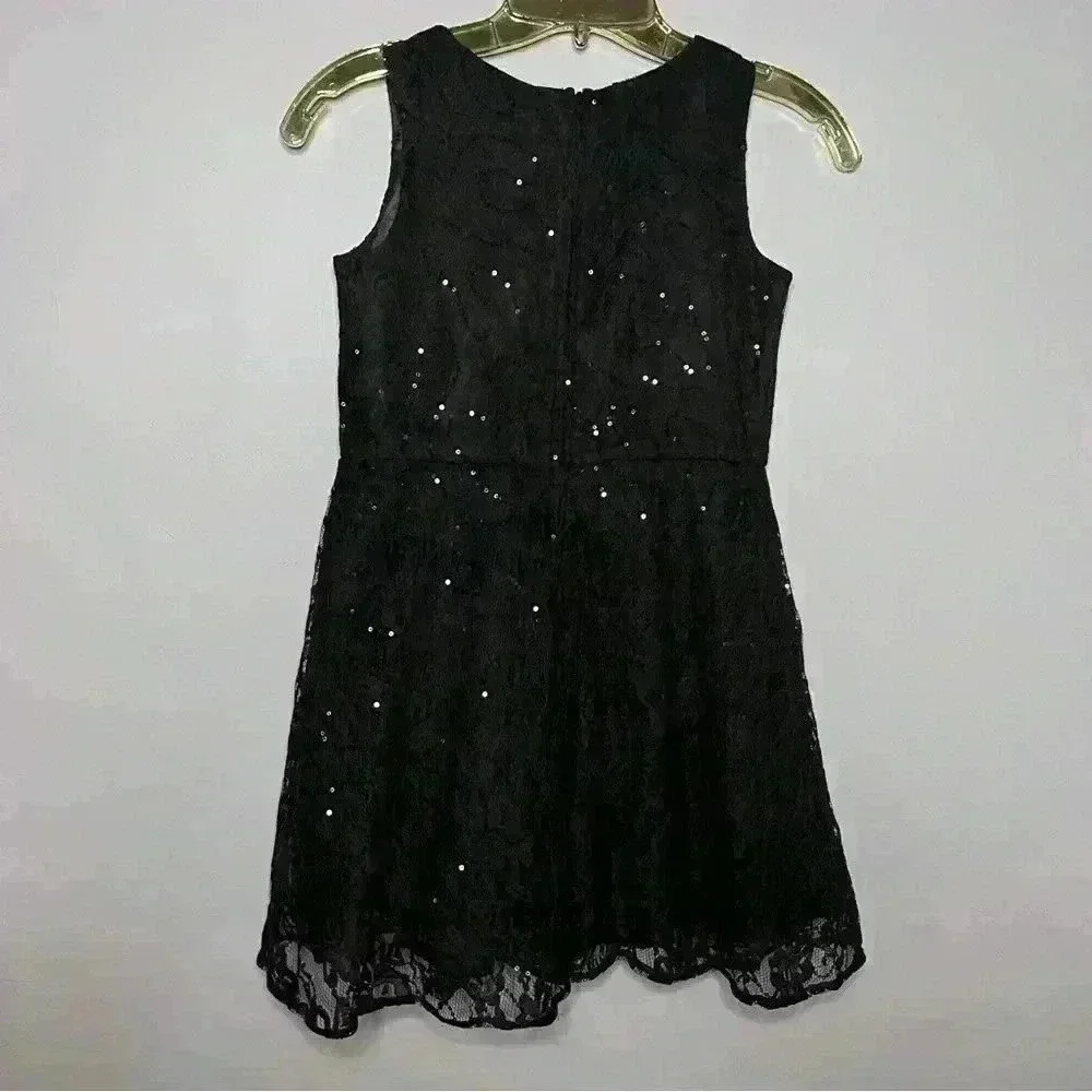 The Children’s Place Black Sparkly Dress, NWT, Size 10